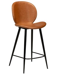 ​​​​​Dan-Form Koňakově hnědá koženková barová židle židle DAN-FORM Cloud 67 cm