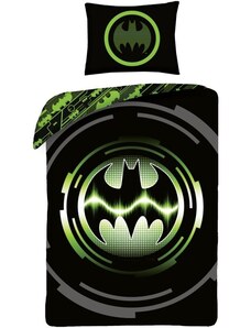 Halantex Bavlněné ložní povlečení Batman - motiv Kryptonite Energy - 100% bavlna - 70 x 90 cm + 140 x 200 cm