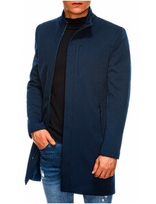 Ombre Clothing Pánský kabát C430 - námořnická modrá - GLAMI.cz