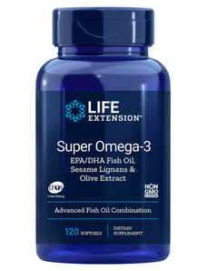 Life Extension Super Omega-3 EPA/DHA Fish Oil 120 ks, gelové tablety