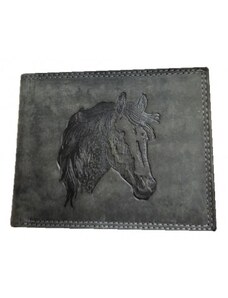 Kožená peněženka kůň GRAY