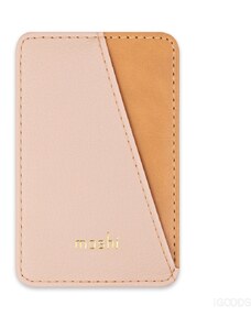 Moshi SnapTo Slim Wallet magnetická peněženka růžová