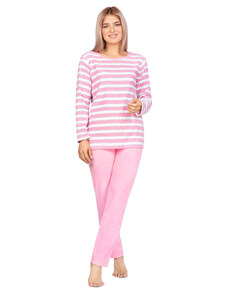 dámské pyžamo froté 975 - růžová (Regina)
