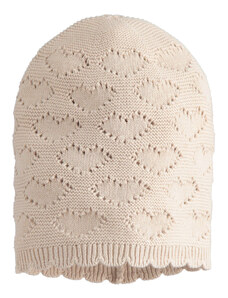 Čepice pletená béžová Minibanda