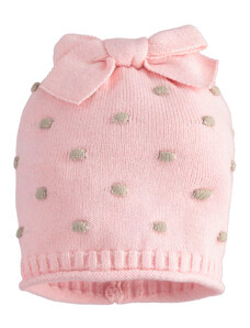 Čepice pletená růžová Minibanda