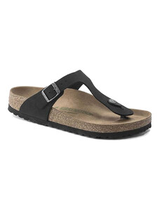 Birkenstock Gizeh BS Earthy VEG Narrow Fit Ženy - Sandály Birkenstock - Černá - 1020487-3.5