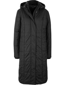 bonprix Prošívaný kabát s odnímatelnou kapucí Černá