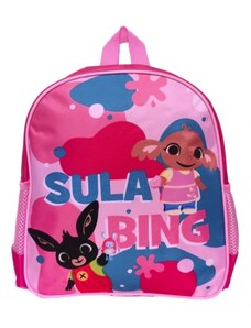 Setino Dětský / dívčí batoh zajíček Bing a slonice Sula - růžový / 31 x 27 x 10 cm