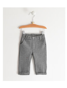 Kalhoty chlapec vzor šedá Minibanda