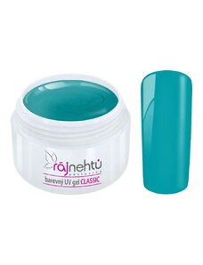 Ráj nehtů Barevný UV gel CLASSIC - Deep Turquoise 5ml