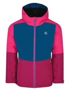 Dare2b AVIATE fuchsia pink/atlantic blue dívčí lyžařská bunda růžová/tyrkysová 140