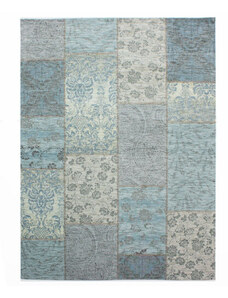 Flair Rugs koberce AKCE: 120x170 cm Kusový koberec Manhattan Patchwork Chenille Duck Egg - 120x170 cm