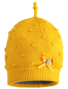 Čepice pletená žlutá Minibanda