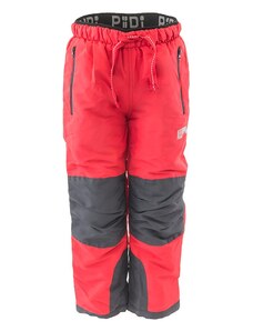 Pidilidi kalhoty sportovní outdoorové, podšité fleezovou podšívkou, Pidilidi, PD1121-08, červená
