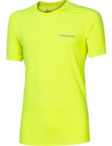 Pánské sportovní tričko PROGRESS Raptor neon žlutá
