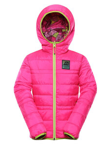 Dětská zimní oboustranná bunda Alpine Pro IDIKO 2 - růžová