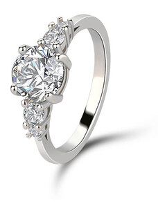 Emporial stříbrný rhodiovaný prsten Princeznin klenot MA-SOR561-SILVER