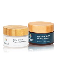 Lobey Výhodný balíček - Denní a noční obličejový krém (2 x 50 ml) proti stárnutí pokožky