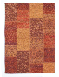 Flair Rugs koberce Kusový koberec Manhattan Patchwork Chenille Terracotta - 120x170 cm