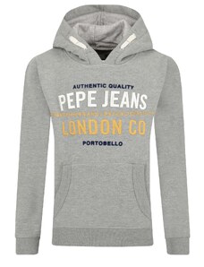 Chlapecká mikina s kapucí PEPE JEANS, šedá NEVILLE JK