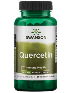 Swanson High Potency Quercetin 60 ks, vegetariánská kapsle, 475 mg