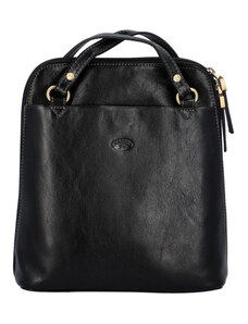 Dámský kožený batoh kabelka černý - Katana Elinney černá