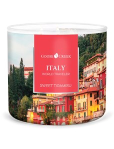 Goose Creek Candle svíčka World Traveler Italy - Sweet Tiramisu, 411 g