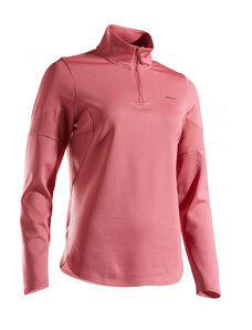 ARTENGO Dámské tenisové tričko s dlouhým rukávem TH900 růžové