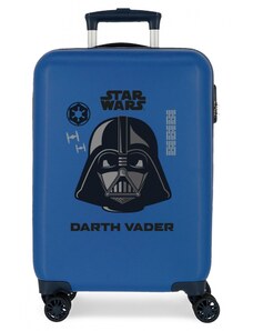 JOUMMABAGS Cestovní kufr ABS Star Wars Darth Vader blue 55 cm