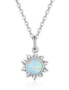 Dámský stříbrný náhrdelník SUNNY