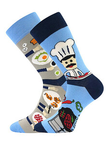 LONKA Barevné ponožky trendy kuchaři