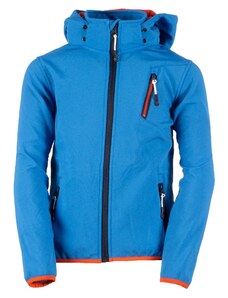 GTS 4036 K blue softshell 2L jacket dětská bunda modrá/červená 140