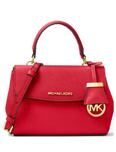 Michael Kors Ava Extra-Small Saffiano Leather Crossbody Bright Red