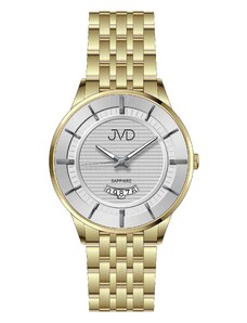 JVD Dámské zlacené náramkové hodinky se safírovým sklem JVD JE403.2