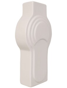 Time for home Bílá keramická váza Rhea 23,5 cm
