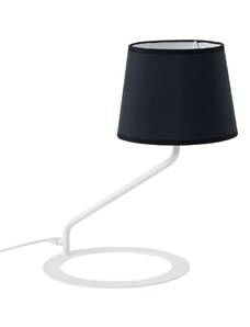 Nordic Design Černá kovová stolní lampa Shadow