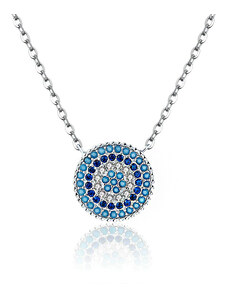 P&J Jewellery Stříbrný náhrdelník Řecký Nazar SN44