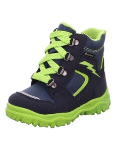 SUPERFIT Dětské zimní boty SUPERFIT HUSKY 1-000048-8010 modro-zelená