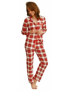 Kostkovaná dámská pyžama s dlouhými kalhotami | 60 kousků - GLAMI.cz
