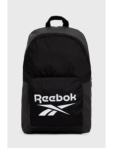 Batoh Reebok Classic černá barva, velký, s potiskem, GP0148-BLK/BLK