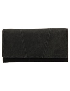 Lagen peněženka dámská kožená černá/šedá