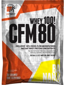 EXTRIFIT CFM INSTANT WHEY 80 30 g - VÍCE VARIANT