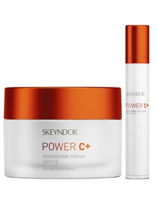 Skeyndor Power C+ Set - krém pro normální a suchou pleť 50 ml + krém na oční okolí 15 ml dárková sada