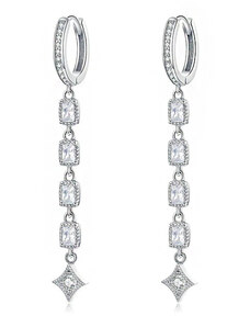 P&J Jewellery Stříbrné náušnice Princeznin klenot SE46