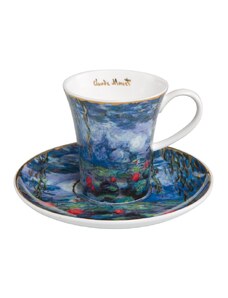 GOEBEL Šálek a podšálek malý Waterlielies - Artis Orbis 100ml, Claude Monet