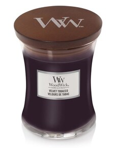WoodWick Velvet Tobacco, váza střední 275 g