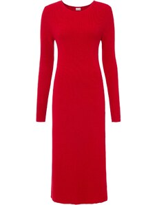 bonprix Pletené šaty Červená