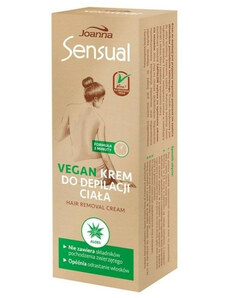 JOANNA Sensual Vegan Face Cream 20g - depilační 3 minutový krém na obličej pro citlivou pleť