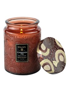 Voluspa – vonná svíčka Forbidden Fig (Zralý fík), 510 g