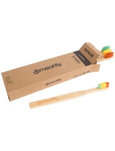 MeatFly sada zubních kartáčků Bamboo Toothbrush 2023 Rasta Mix